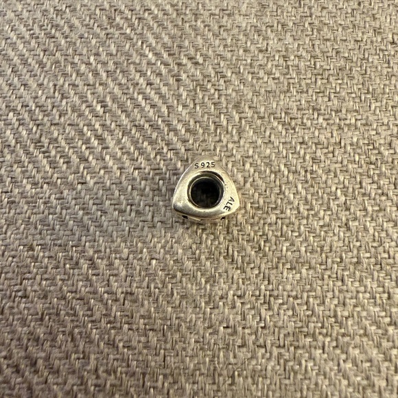 Pandora Sterling Silver Charm with 'K' Accent - 925 Sterling Silver - Picture 2 of 3